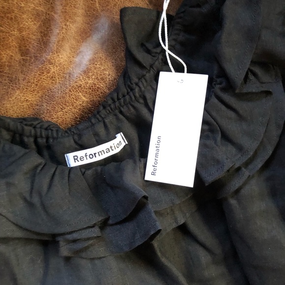 REFORMATION Indio Off the Shoulder mini Dress - Picture 8 of 10